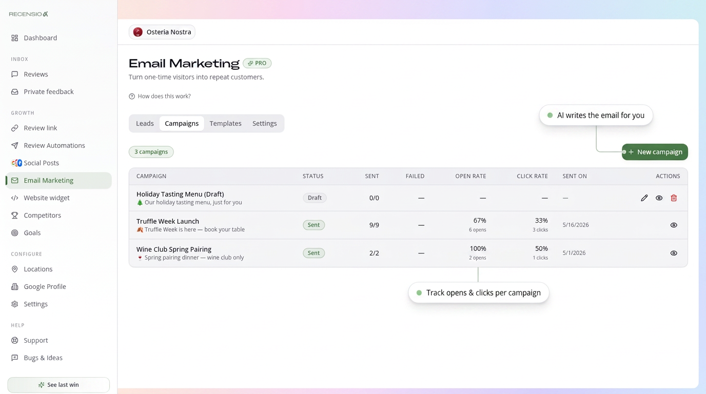 Stay in your customers' inbox — without the Mailchimp tax.